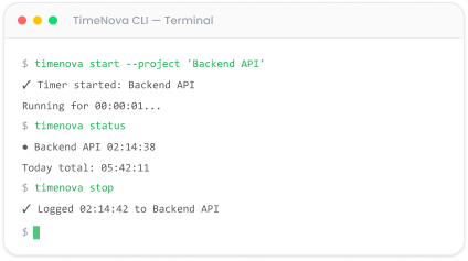 TimeMizwo command-line interface in a Linux terminal